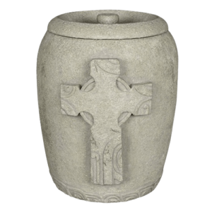 Religious individuals and their families will take comfort in the appearance of a religious cremation urn