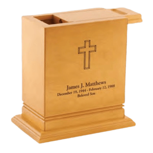 A scattering urn is specially designed to help in spreading the contents within.